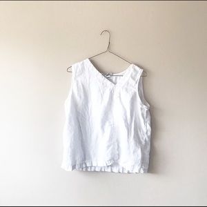4/$25 🌈 Vintage Linen Cotton Tank Top